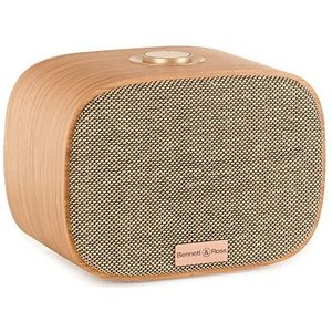 Bennett & Ross BB-522 BN Sunderskog Bluetooth Luidspreker - Gezellige Soundbox met gefineerd houten behuizing - 60 Watt muziekvermogen - 1x 5"" + 2x 2"" luidsprekers - Bassreflexpoort - Bruin
