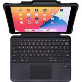 DEQSTER 40-1013779 toetsenbord voor mobiel apparaat Zwart USB + Bluetooth QWERTZ Duits