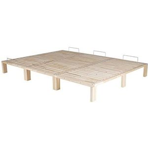 Gigapur Massief houten bed G56 incl. lattenbodem en matrasbeugel, ligvlak 250x200cm Best. uit 1 x 70, 2 x 90 cm (11456)