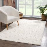 Carpet City Hochflor-Teppich »Focus 2997«, rechteckig, 20 mm Höhe, Läufer, Boho, Hochtief-Muster/ 3D-Effekt, für Wohnzimmer, Schlafzimmer