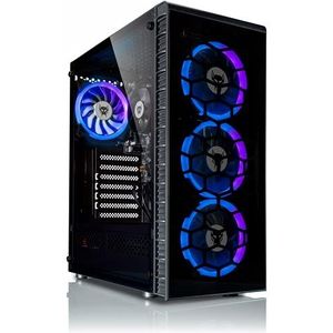 BEASTCOM - Q3 - Gaming PC - Zwart - AMD Ryzen 5 - 16GB RAM - 1TB SSD