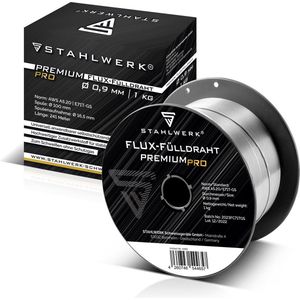 STAHLWERK MIG MAG Premium Flux-Fülldraht, 4465, E71T-GS, 0,9 mm, 1 kg