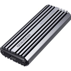 Graugear - G-M201-AC-10G - Harddisk Behuizing - Zwart - Aluminium