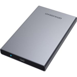 Graugear - G-2501-AC-10G - Harddisk Behuizing - Zilver - Aluminium