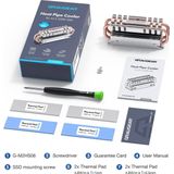 Graugear - G-M2HS06 - Koeler - Zwart - Aluminium