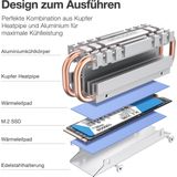 Graugear - G-M2HS06 - Koeler - Zwart - Aluminium
