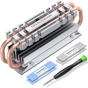 Graugear - G-M2HS06 - Koeler - Zwart - Aluminium