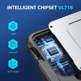 Graugear - G2502-C-10G - Externe Harde Schijf Behuizing - Zwart - USB 3.2