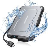 Graugear - G2502-C-10G - Externe Harde Schijf Behuizing - Zwart - USB 3.2