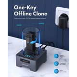 Graugear - G-M2DK-CL - Accessoires voor Harde Schijven - Zwart - Kunststof, Aluminium - Tot 20 Gbit/s