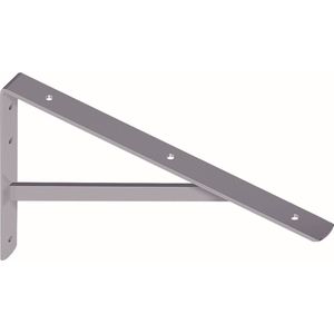 Bronea - 2x Plankdrager met schoor 30 x 20 cm GEGALVANISEERD | Schapdrager | Wandsteunen | Industriele plankdragers | Wandplankdragers