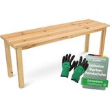 holz4home® Gartenbank aus Tannenholz  Natur