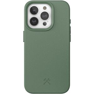 Woodcessories Smartphonehülle aus Biokunststoff für iPhone 15 Pro Max, grün