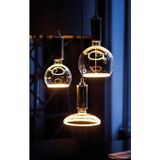 Segula - Floating LED Lamp - Dimbaar - Gerookt Glas - E27 - 6 Watt