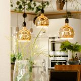 Segula - Floating LED Lamp - Goudkleurig Glas - E27-Fitting - Dimbaar