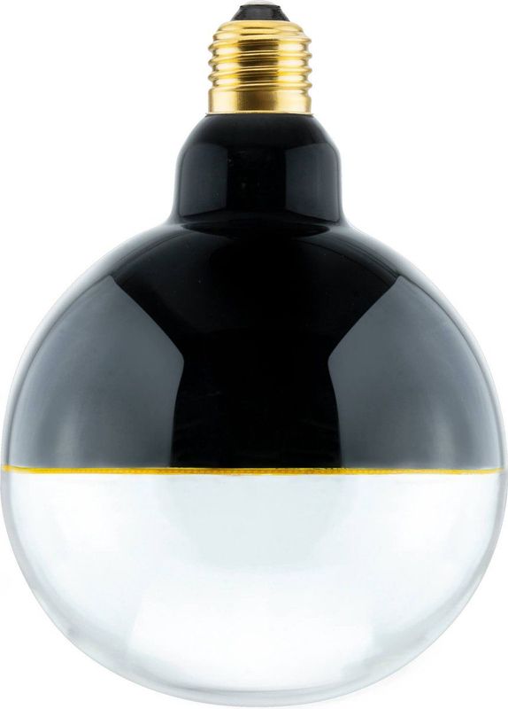 Segula - T-Tone Globe - LED Lamp - Zwart - 5 Watt - E27 Fitting