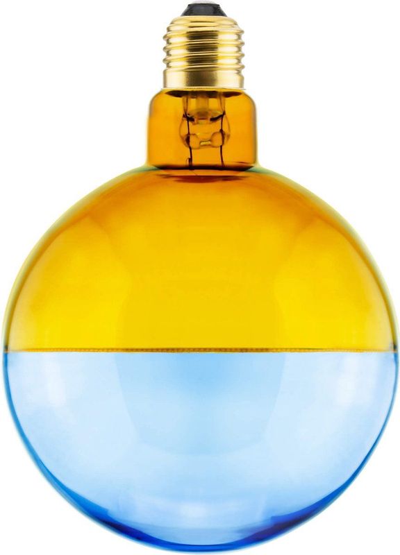 Segula - Illusion Globe G125 - LED Lamp - Amber/Blauw - Dimbaar - 5.2W