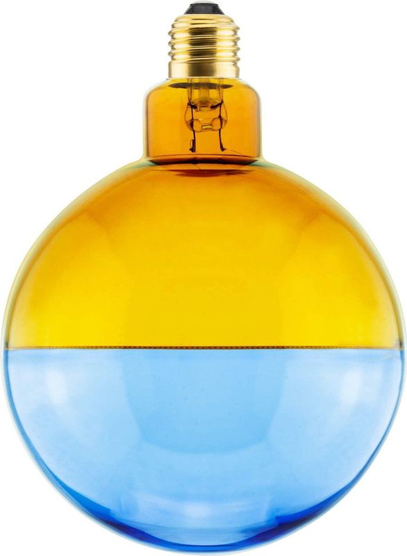 Segula - Illusion Globe G145 - LED Lamp - Amber/Blauw - Dimbaar - 5.8W