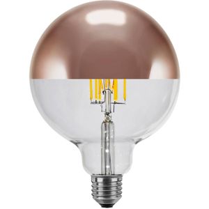 Segula LED lamp E27 | Globe G125 | Filament | Kopspiegel | Koper | 2700K | Dimbaar | 6.5W (45W)