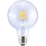 SEGULA LED-Leuchtmittel »LED Globe 95 klar«, E27, 1 St., Warmweiß, gekreuztes Filament