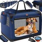Lovpet - Hundebox Hundetransportbox faltbar Inkl.Hundenapf Transporttasche Hundetasche Transportbox für Haustiere Hunde und Katzen