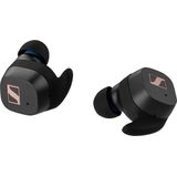 Sennheiser Sport True Wireless Ohrhörer – Bluetooth-In-Ear-Ohrhörer für einen sportlichen Lebensstil, Musikhören und Telefonieren mit Adaptable Acoustics-Funktion und Noise Cancellation, Schwarz