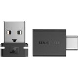 Sennheiser - BTD 600 - Bluetooth USB Adapter - Zwart - Bluetooth 5.0