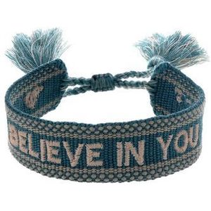 Engelsrufer Katoenen armband Geloof in jou