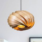 Gofurnit Hanglamp 'Quiescenta' in eikenhout - 45 cm