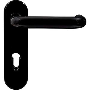 huisaccessoires Wisselset profielcilinder cort board deurbeslag U-vorm kunststof zwart deurklink deurbeslag kamerdeurbeslag binnendeuren set