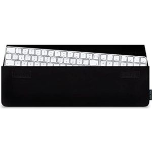 Adore June Keeb Beschermhoes compatibel met Magic Keyboard met Numeriek toetsenbord, Praktische Stoffen Tas om het toetsenbord te dragen, Zwart
