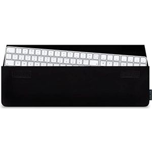 Adore June Keeb Beschermhoes compatibel met Magic Keyboard met numeriek toetsenblok en praktische stoffen hoes voor het dragen van het toetsenbord, zwart