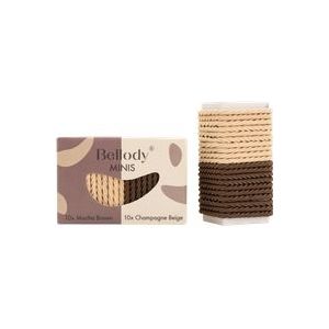 Haargummie Mini Elastiek - Bruin en Beige