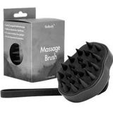 Bellody® Hoofdhuidmassageborstel voor massage en stimulatie van de haargroei (1 stuk in klassiek zwart) - Hair & scalp massage voor droog en vochtig haar