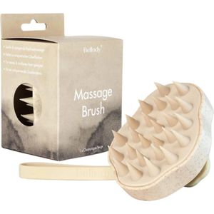 Bellody - Originele Massageborstel - Champagne Beige - Voor Hoofdhuidmassage en Stimulatie van Haargroei