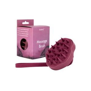 Bellody® Originele hoofdhuidmassageborstel voor massage en stimulatie van de haargroei (1 stuk bordeauxrood) - Hair & Scalp Massager voor droog en vochtig haar