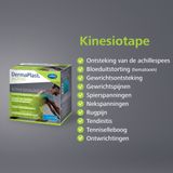 Dermaplast - Active - Kinesiology Tape - Blauw - 5 cm x 5 m
