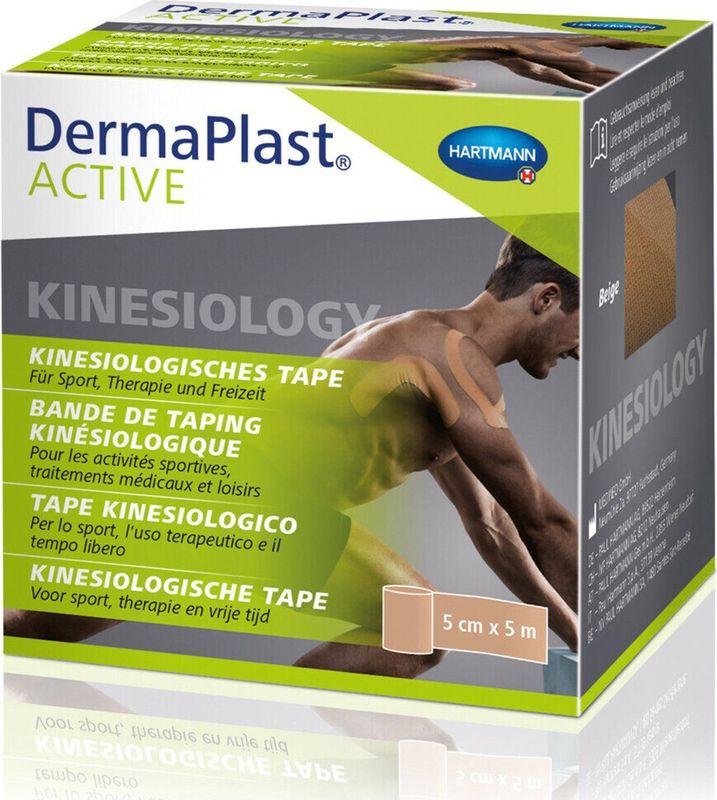 Dermaplast - Kinesiology Tape - Elastisch - Zelfklevend - 5cm x 5m
