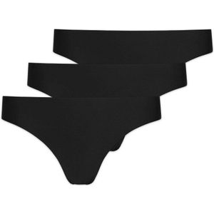 SNOCKS Tanga van Microvezel - Dames Ondergoed - Naadloos & Comfortabel - Dames Slips - Dames Onderbroeken - 3 Stuks