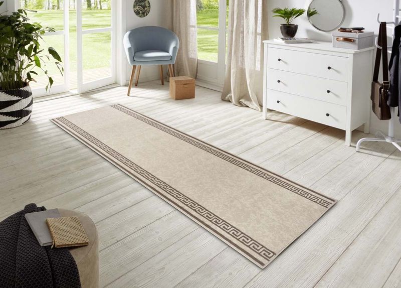 HANSE Home Läufer »Casa«, rechteckig, 9 mm Höhe, Kurzflor, Weich, Teppichläufer, Bordüre, Teppich, Küche, Flur, Muster