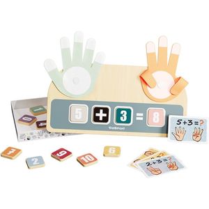 Topbright - Finger Math - Houten Speelgoed - Multicolor - Educatief Speelgoed
