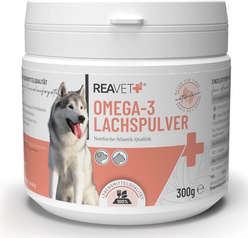 Omega-3 Lachs Pulver - ReaVET 250 g