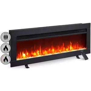 Balderia Elektro-Eckkamin Xerxes mit 3D-Effekt 2000W, LED, Timer & Thermostat we