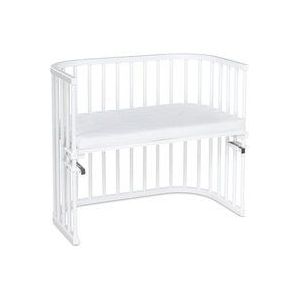 babybay Maxi bijzetbed met matras Classic Cotton Soft, wit gelakt, zonder mesh-nestje