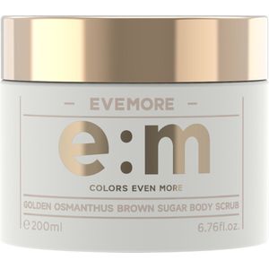 EVEMORE Golden Osmanthus Brown Sugar Body Scrub 200g - Douchescrub