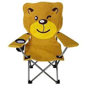Vissersstoel voor kinderen, campingstoel, vouwstoel, visstoel, motief naar keuze met bekerhouder en tas, kindervisstoel: beer