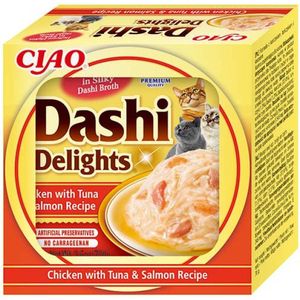 Inaba Dashi Delights Chicken With Tuna & Salmon Recipe