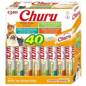 INABA Churu kat Multipack Kip - 40 stuks