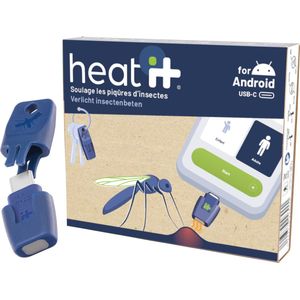 heat it® pour Android – soulage les piqûres d’insectes : moustiques, guêpes, taons – apaise rapidement - compact et efficace–convient aux enfants et femmes enceintes–appareil médical certifié