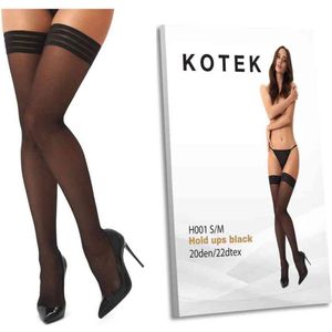 Kotek - H001 - Hold-up Kousen - Zwart